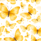 Preview: Sweet fairies Schmetterlinge Gelb
